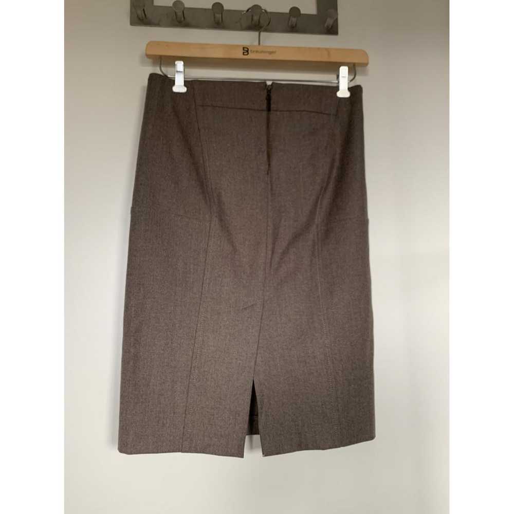 Brunello Cucinelli Wool mid-length skirt - image 4
