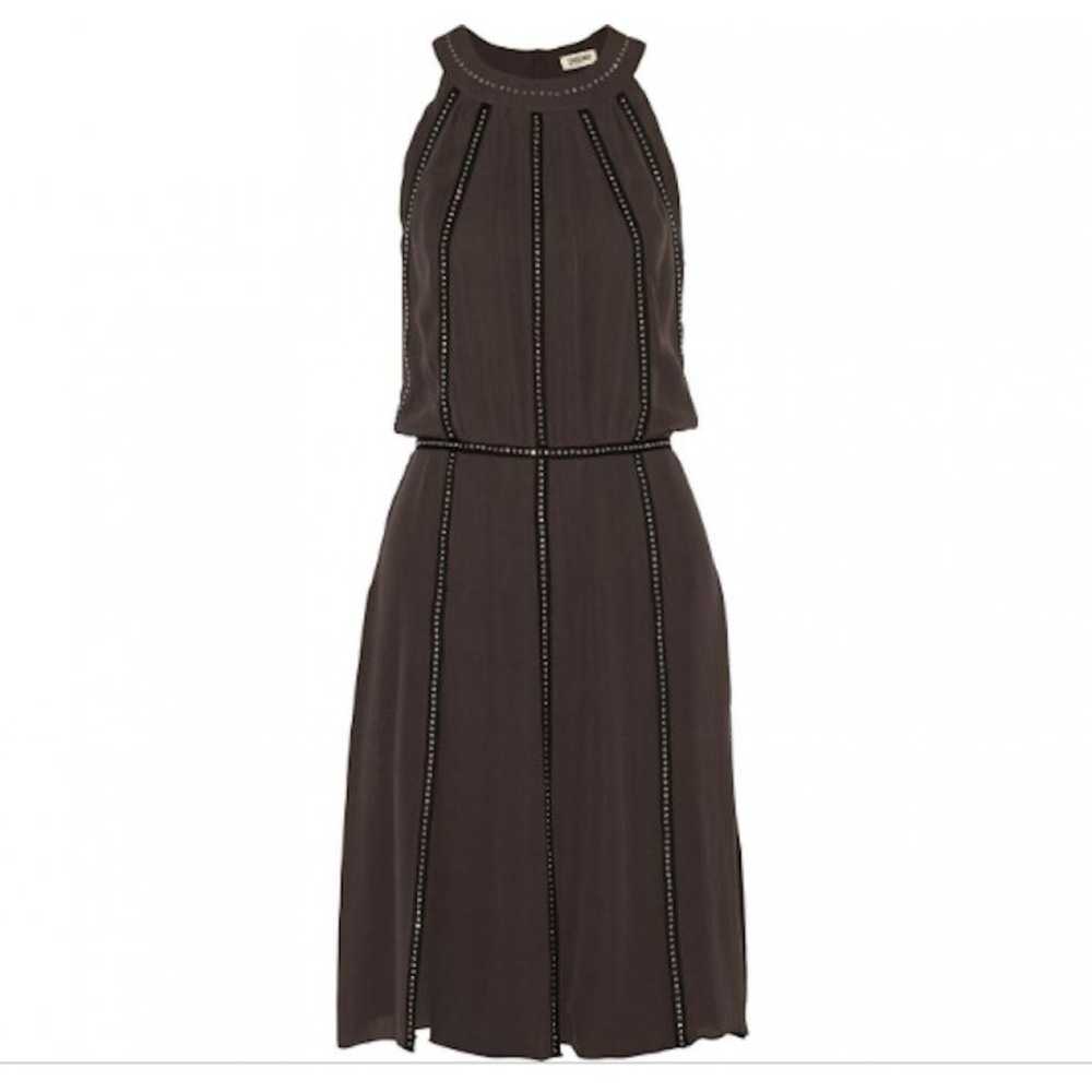 L'Agence Silk mid-length dress - image 5