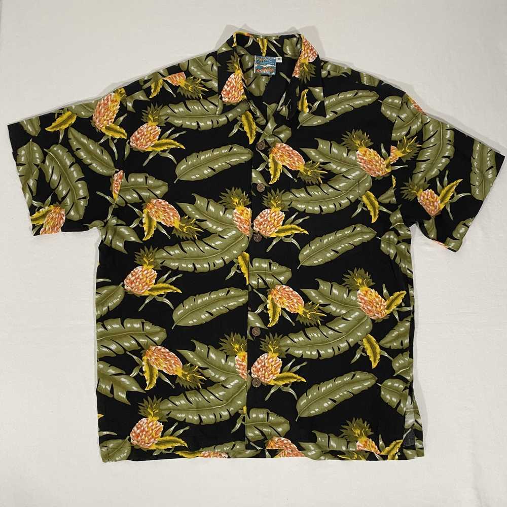 Aloha Wear × Hawaiian Shirt Pineapple Moon Men's … - image 2