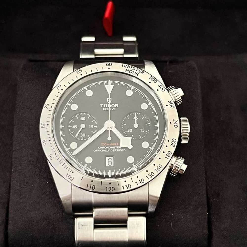 Tudor Tudor Black Bay Chrono 41mm Black Dial 72hr… - image 3