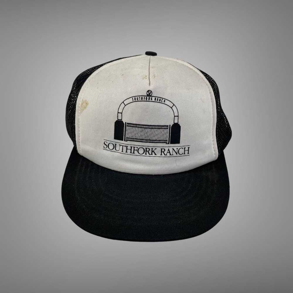 Vintage Vintage 1980s south fork ranch trucker hat - image 1