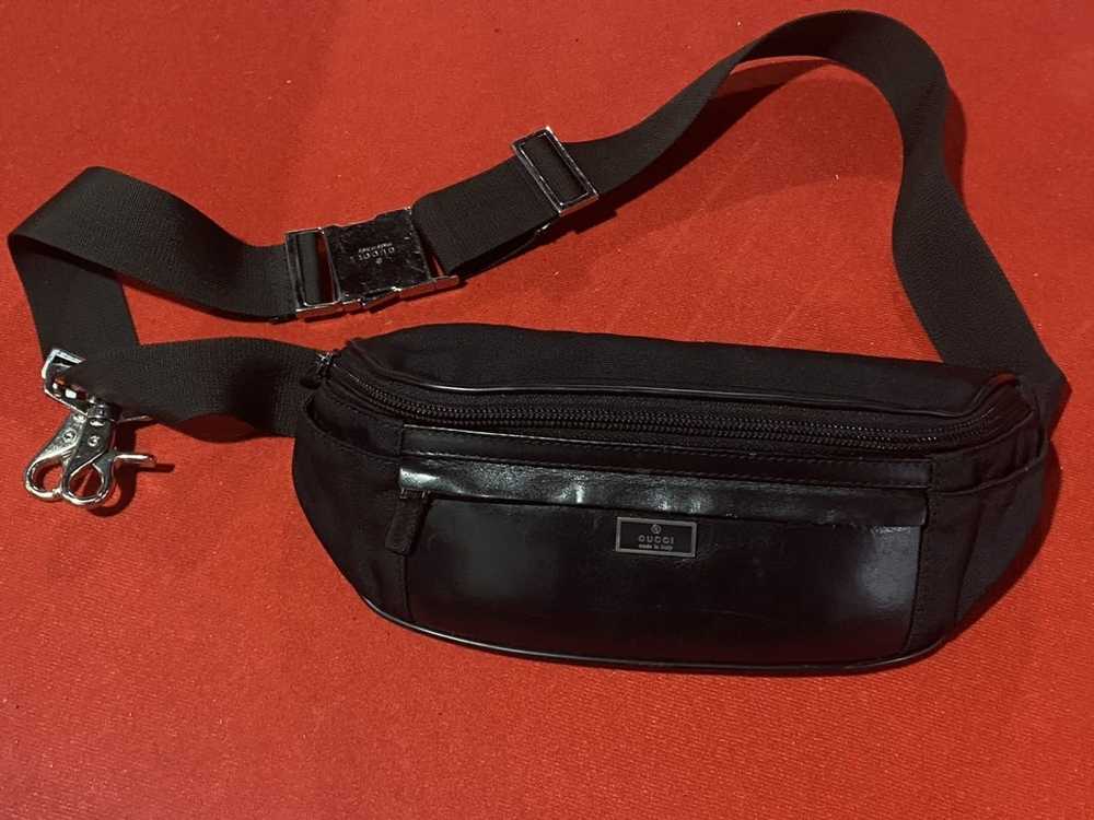 Gucci Gucci Waist Bag / Fanny Pack - Black Leather - image 4