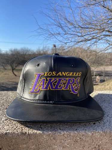 Vintage Sports Specialties Los Angeles Lakers Script SnapBack Hat Cap