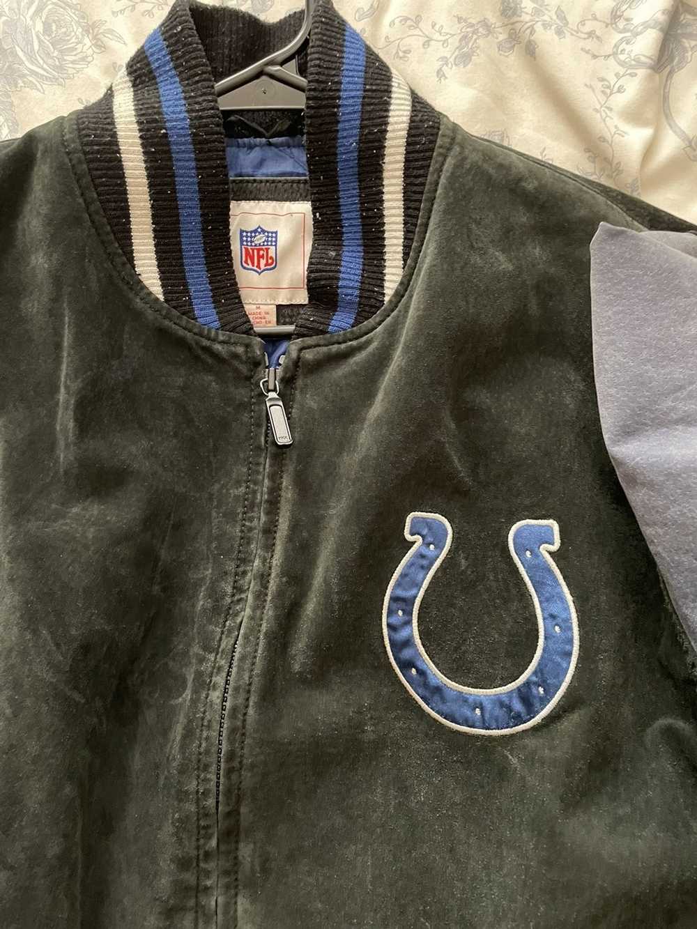 Vintage NFL Indianapolis Colts Button Up Varsity Jacket