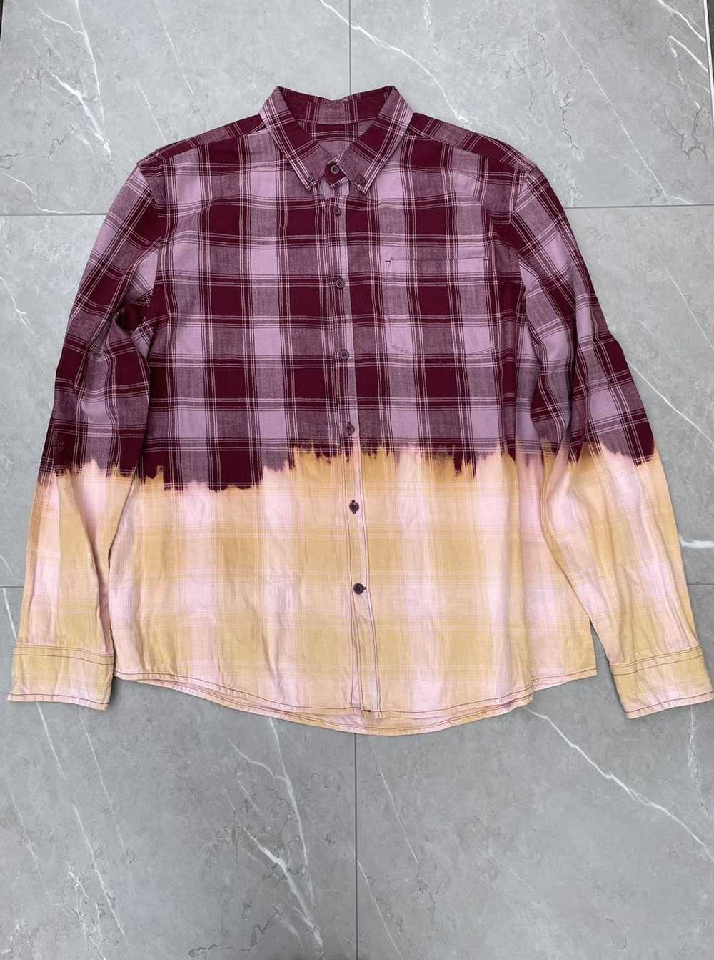 Streetwear × Vintage Two Tone Flannel Shirt - image 1