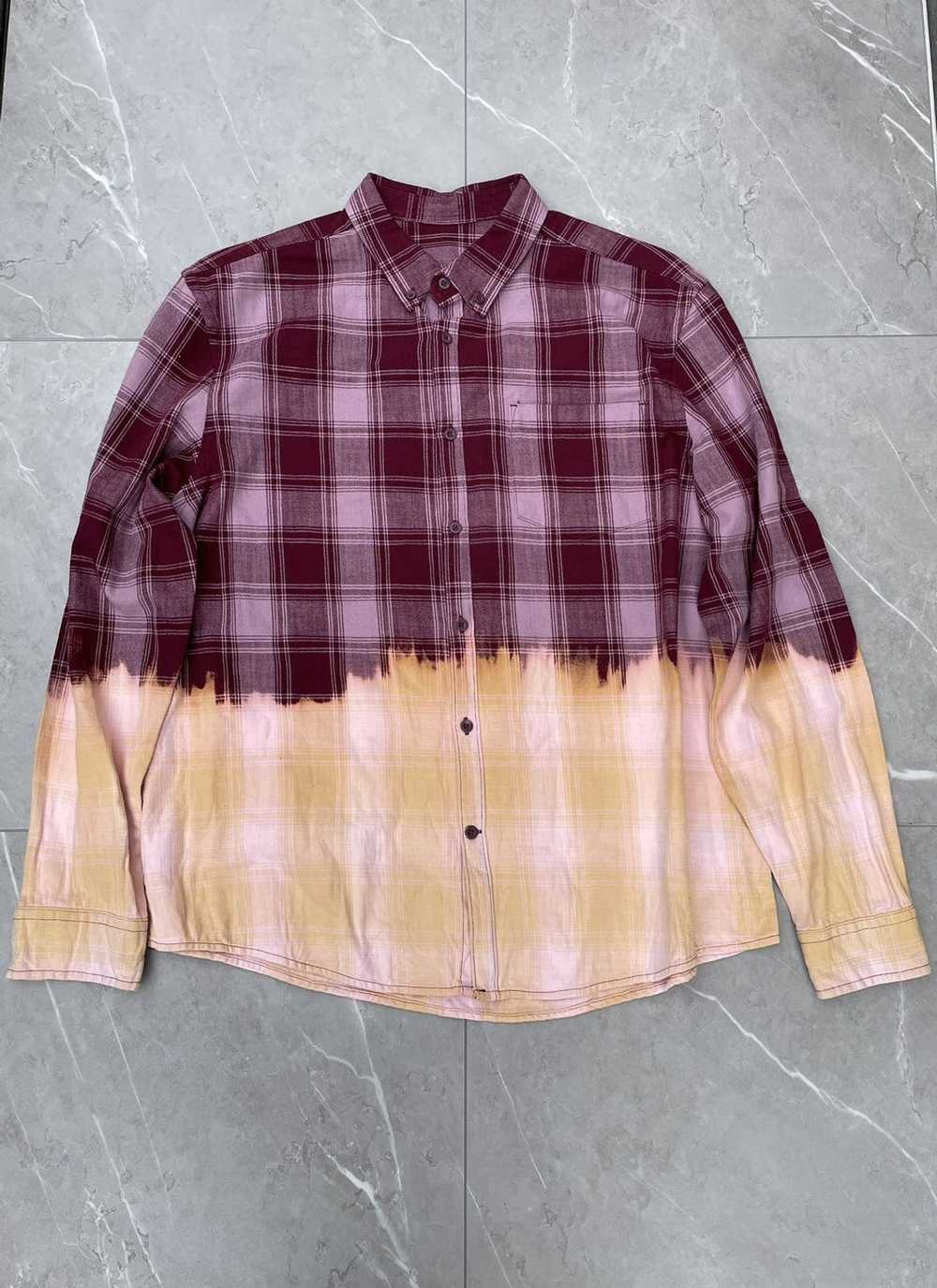 Streetwear × Vintage Two Tone Flannel Shirt - image 2