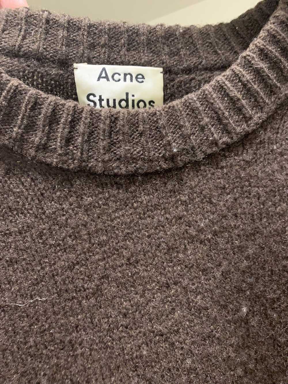 Acne Studios Acne Studios Kai Knit Sweater - Coff… - image 6