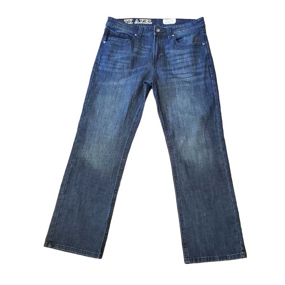 Jean TK Axel Blue Jeans Pants Denim Mens 36x32 Sl… - image 2