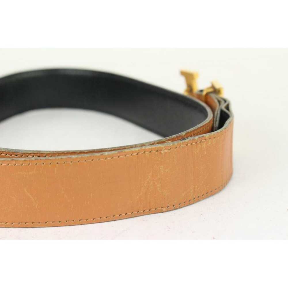 Hermès H leather belt - image 11