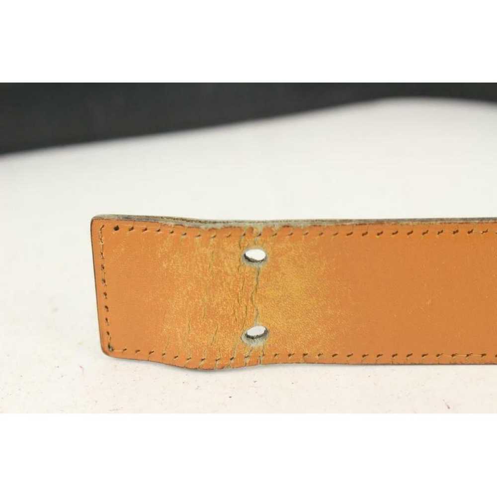 Hermès H leather belt - image 12