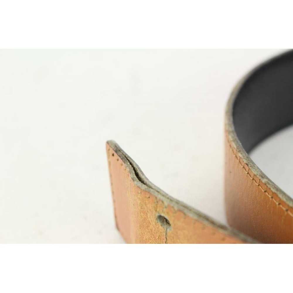 Hermès H leather belt - image 7