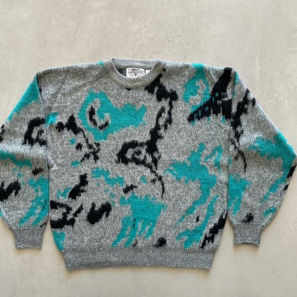 Streetwear × Vintage Vintage 90s Knitted Sweater - image 2