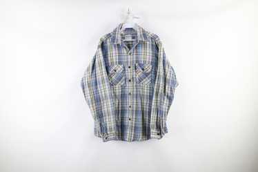 Vintage 1970's Five Brothers Flannel Shirt Rolling st… - Gem