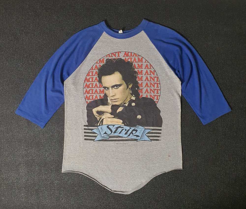 Band Tees × Rock T Shirt × Vintage 1984 ADAM ANT … - image 1