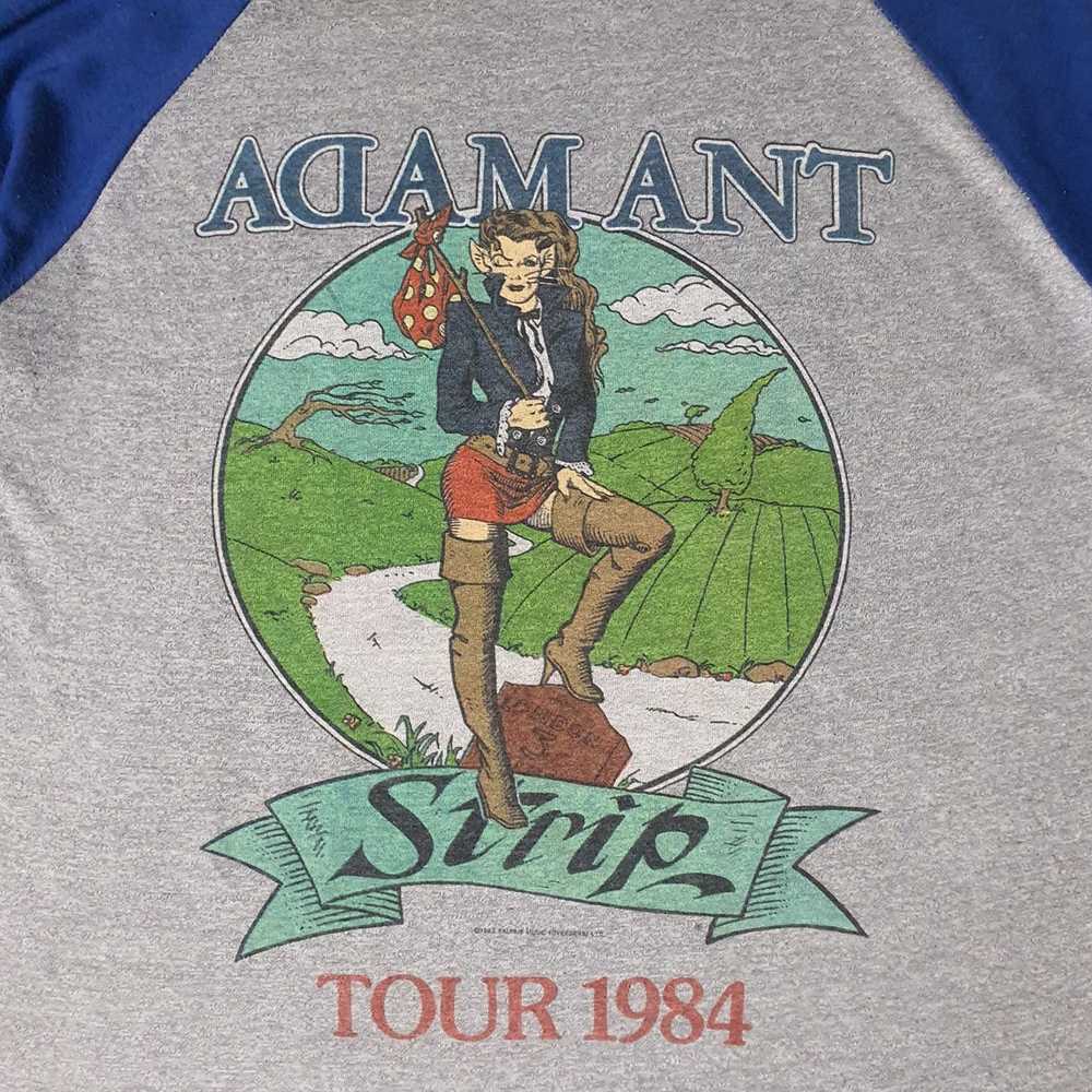 Band Tees × Rock T Shirt × Vintage 1984 ADAM ANT … - image 5