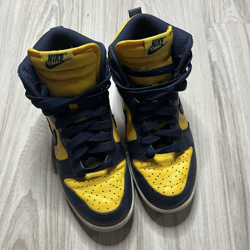 Nike × Vintage RARE Nike Vintage Dunk High Michig… - image 2