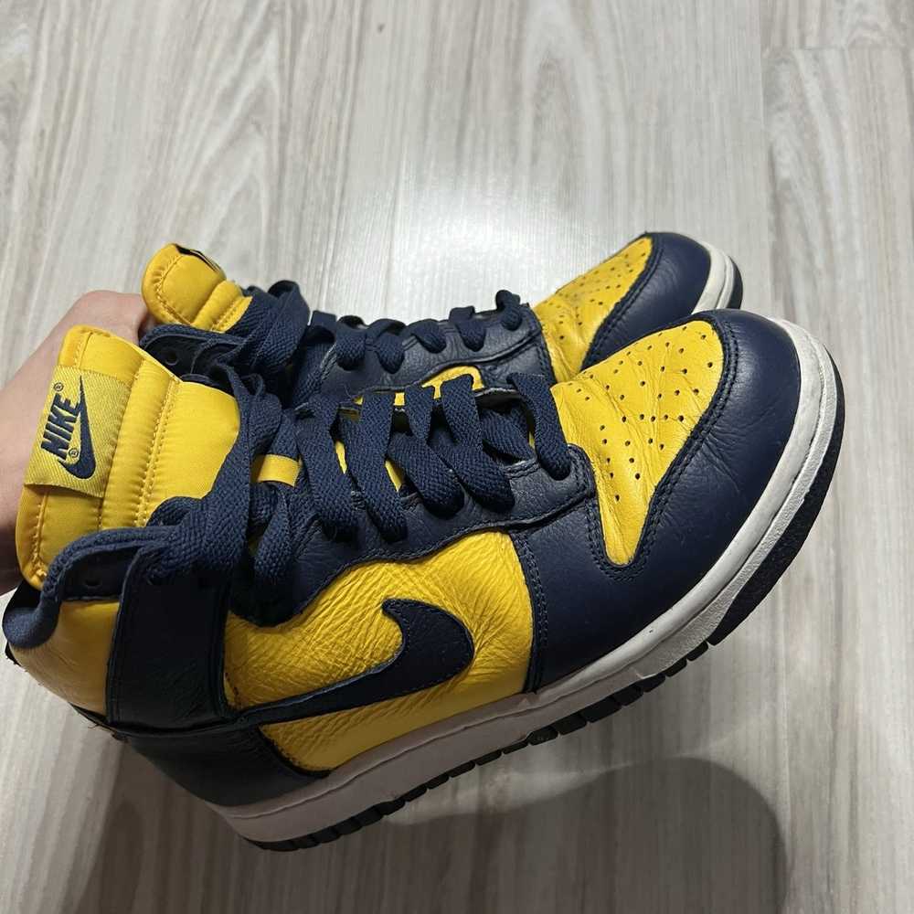 Nike × Vintage RARE Nike Vintage Dunk High Michig… - image 3