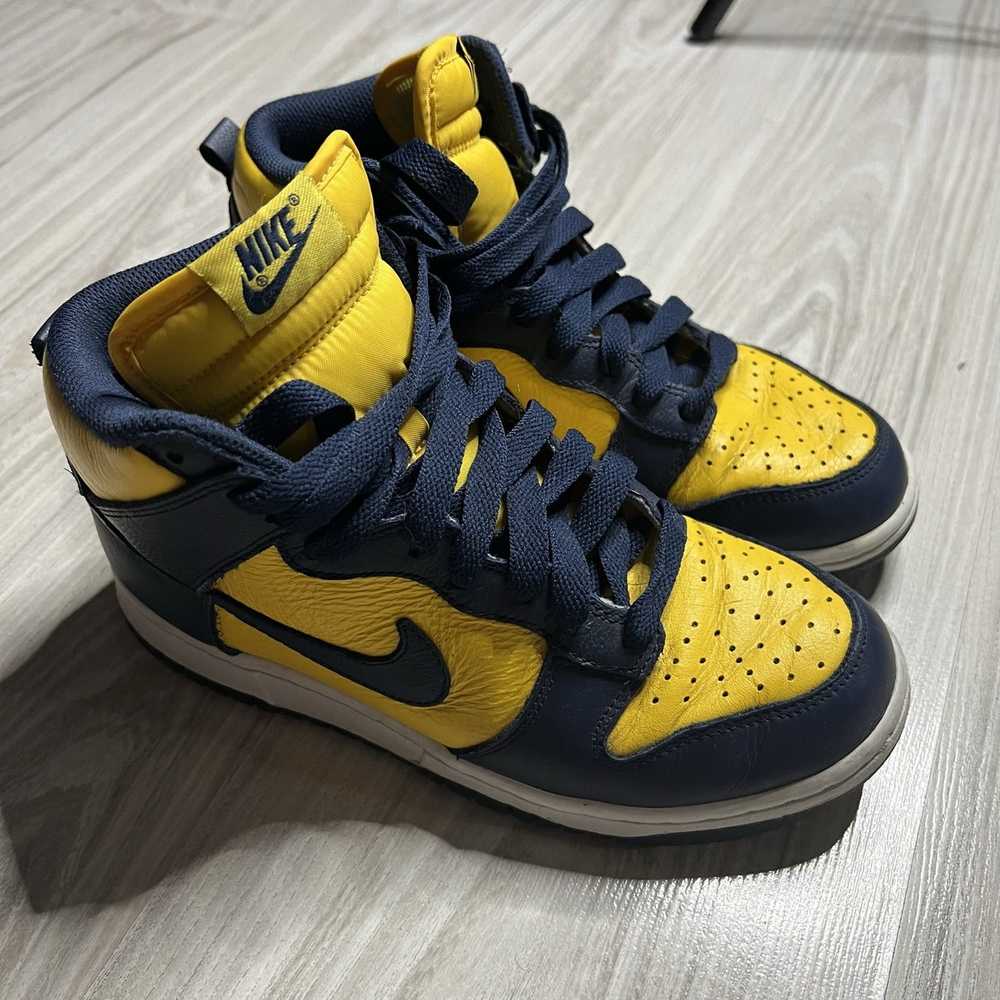 Nike × Vintage RARE Nike Vintage Dunk High Michig… - image 8