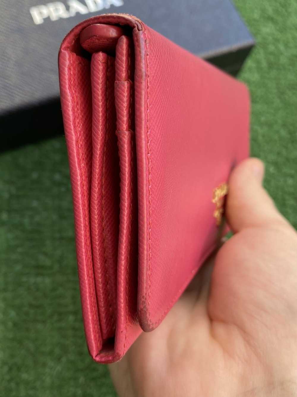 Prada Saffiano metal long wallet - image 9