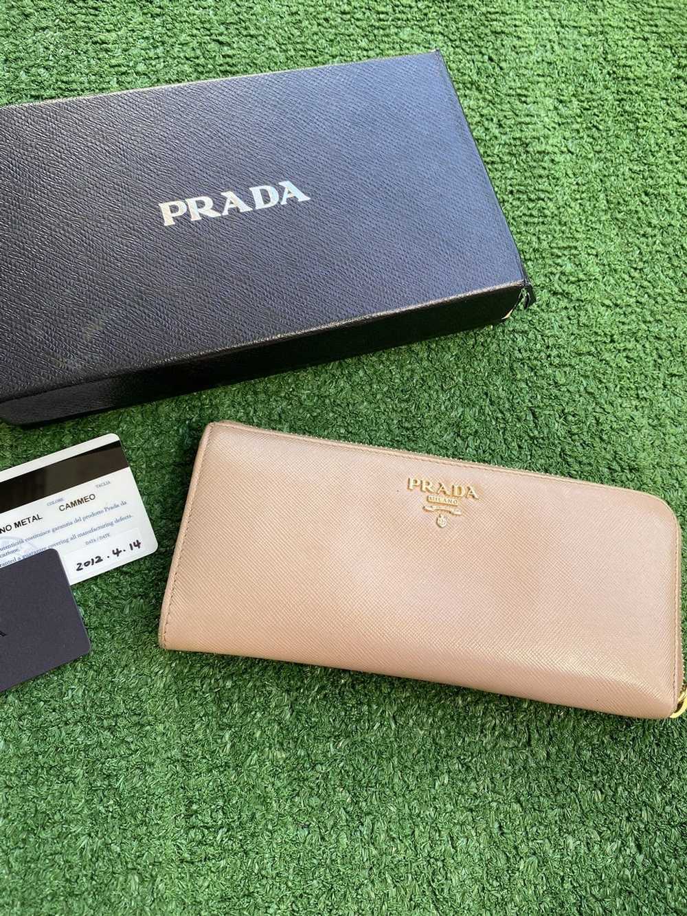 Prada 2012 Saffiano metal Cammeo long wallet - image 1