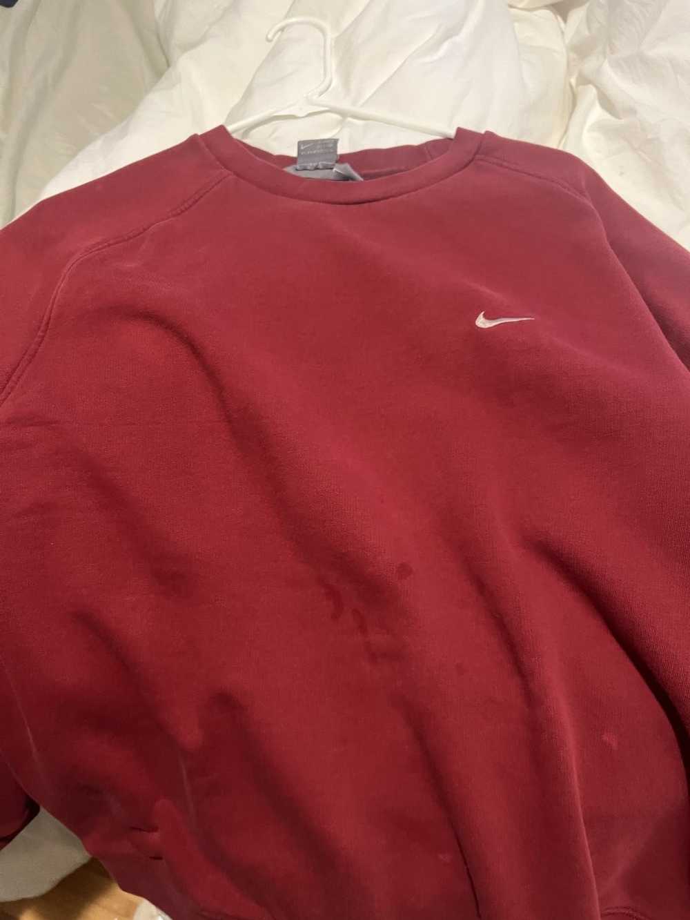 Nike × Vintage Vintage Nike Maroon Sweatshirt - image 2