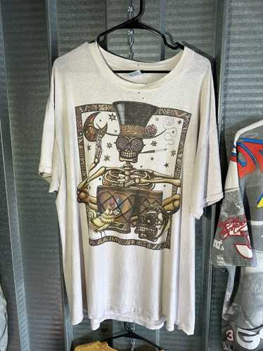 Vintage Grateful Dead Steal Your Face Logo Concert T Shirt 1994 White –  Black Shag Vintage