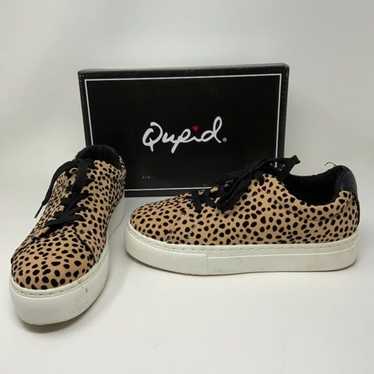 Other Qupid Royal Cheetah Leopard Velvet Print Pat