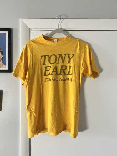 Vintage 1982 Single Stitch “Tony Earl for Governo… - image 1