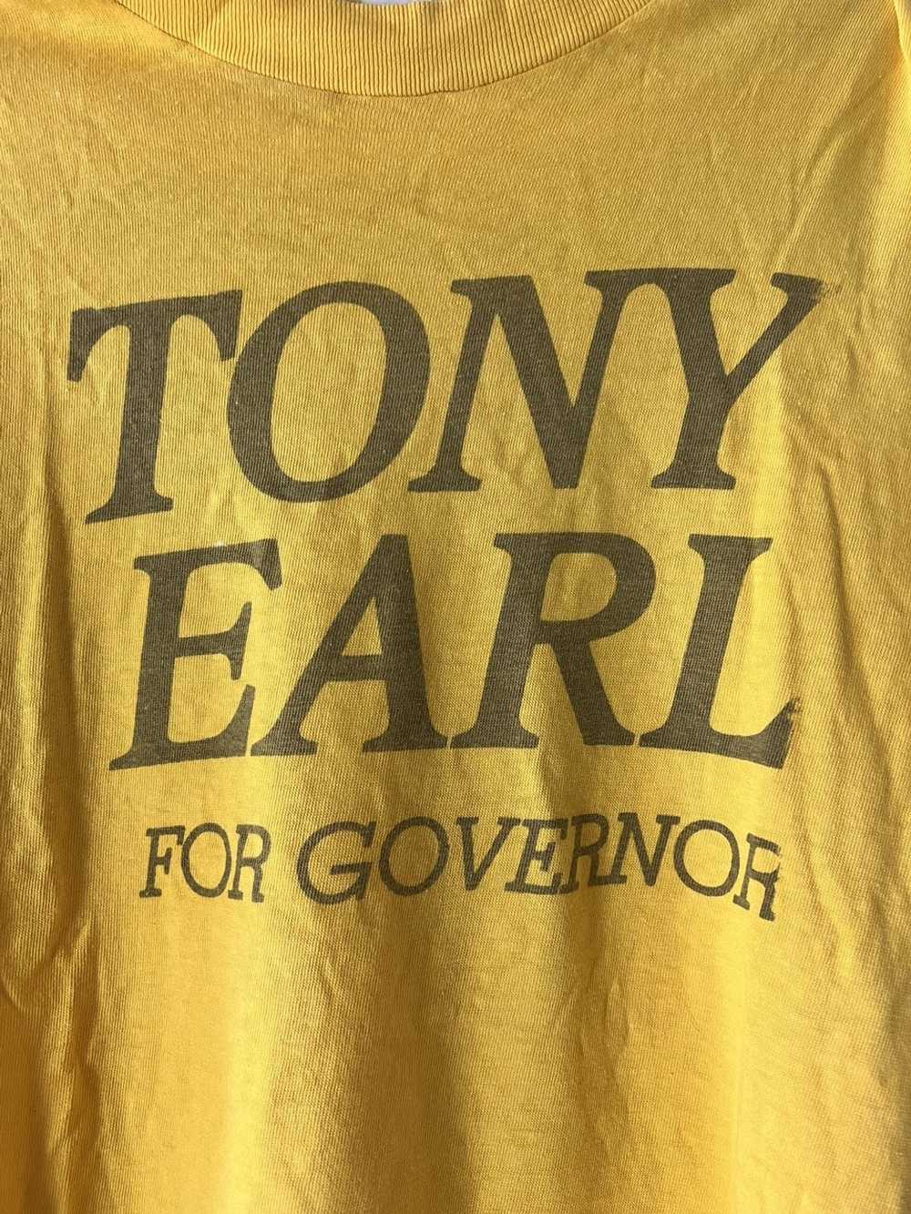 Vintage 1982 Single Stitch “Tony Earl for Governo… - image 2