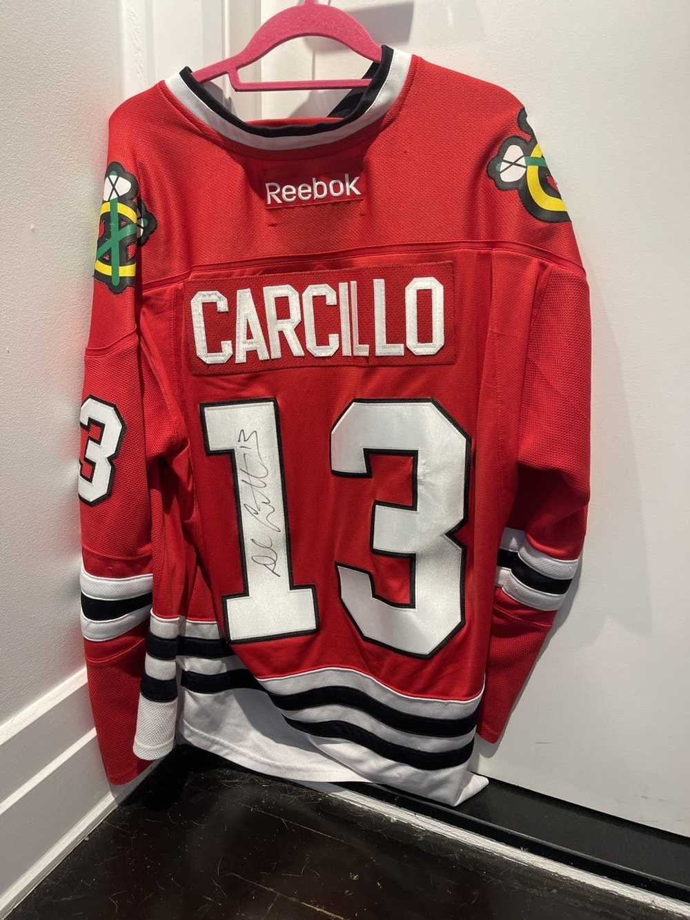 Reebok Authentic/Signed Dan Carcillo Chicago Blac… - image 1