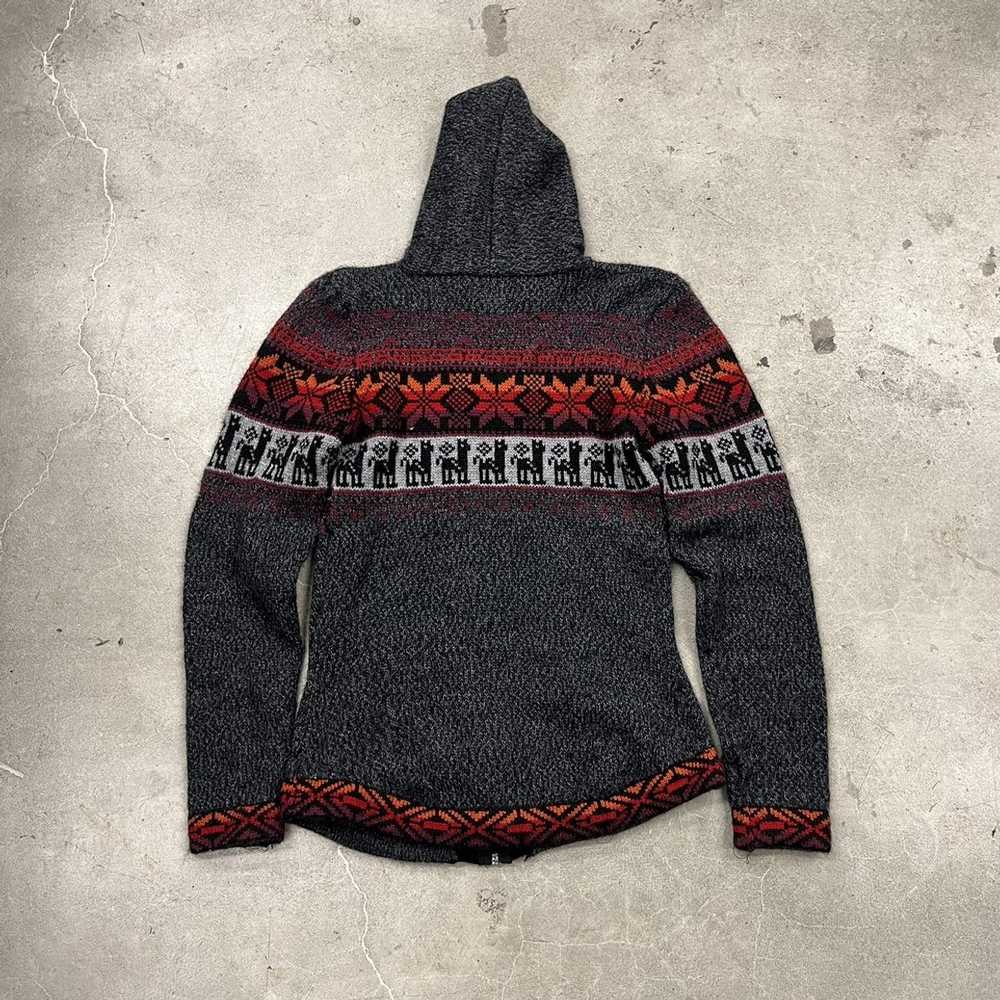 Streetwear × Vintage Vintage alpaca pattern knit … - image 2