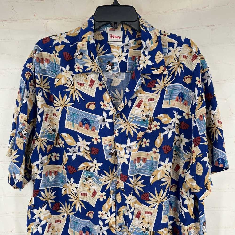 Disney Disney aloha hawaiian button down shirt M - image 6