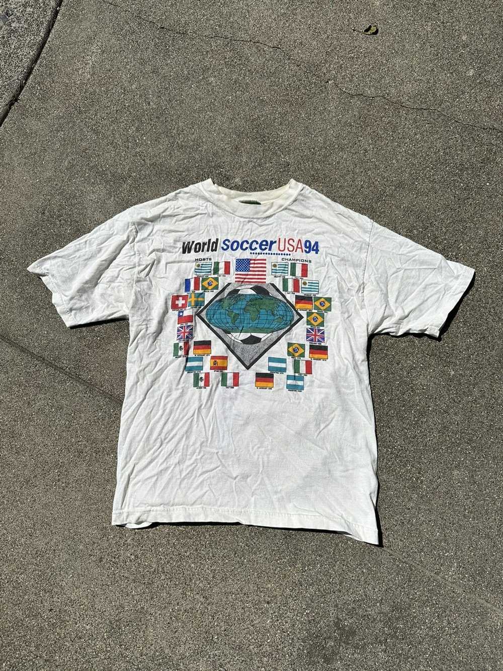 Vintage USA Soccer Logo World Cup 2022 Shirt - Ink In Action