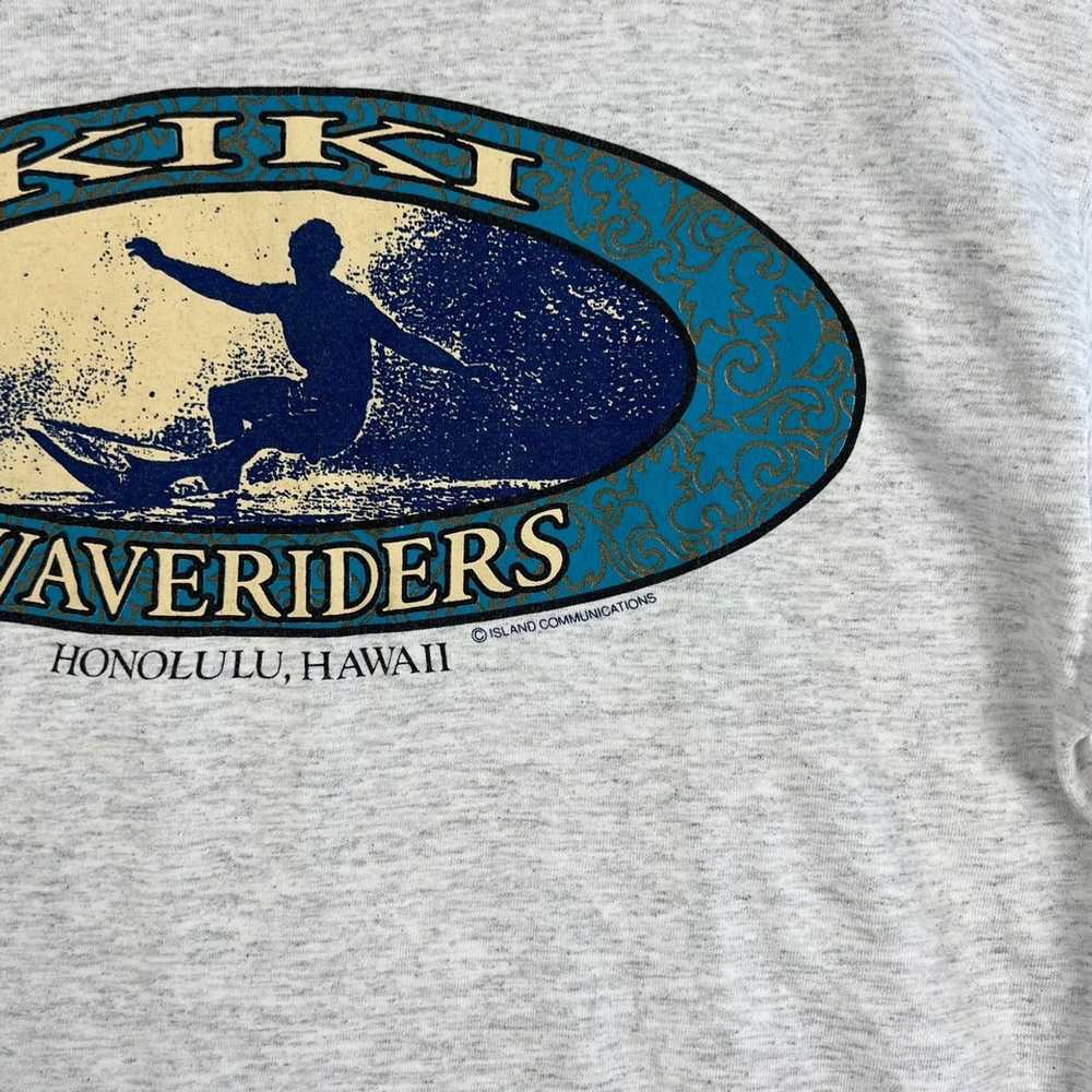 Hawaiian Shirt × Surf Style × Vintage Vtg Kiki Wa… - image 2