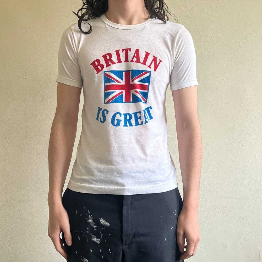 Vintage 70s Britain Is Great Vintage T Shirt - image 1