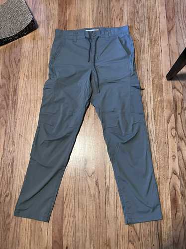 Streetwear gray stretchy cargo pants