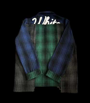 Hot Off White C/O Virgil Abloh Pyrex Vision 13 plaid flannel long