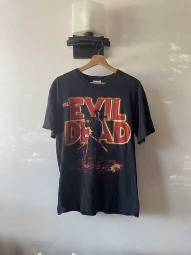 VTG 1990s Evil Dead Horror Movie Promo T-Shirt M [Rotten Cotton]  (USED/DAMAGED)