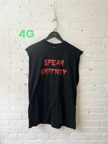 Vintage vintage Spear Britney bloody font Tee