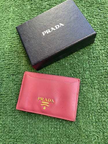 Prada Saffiano Metal Card Holder