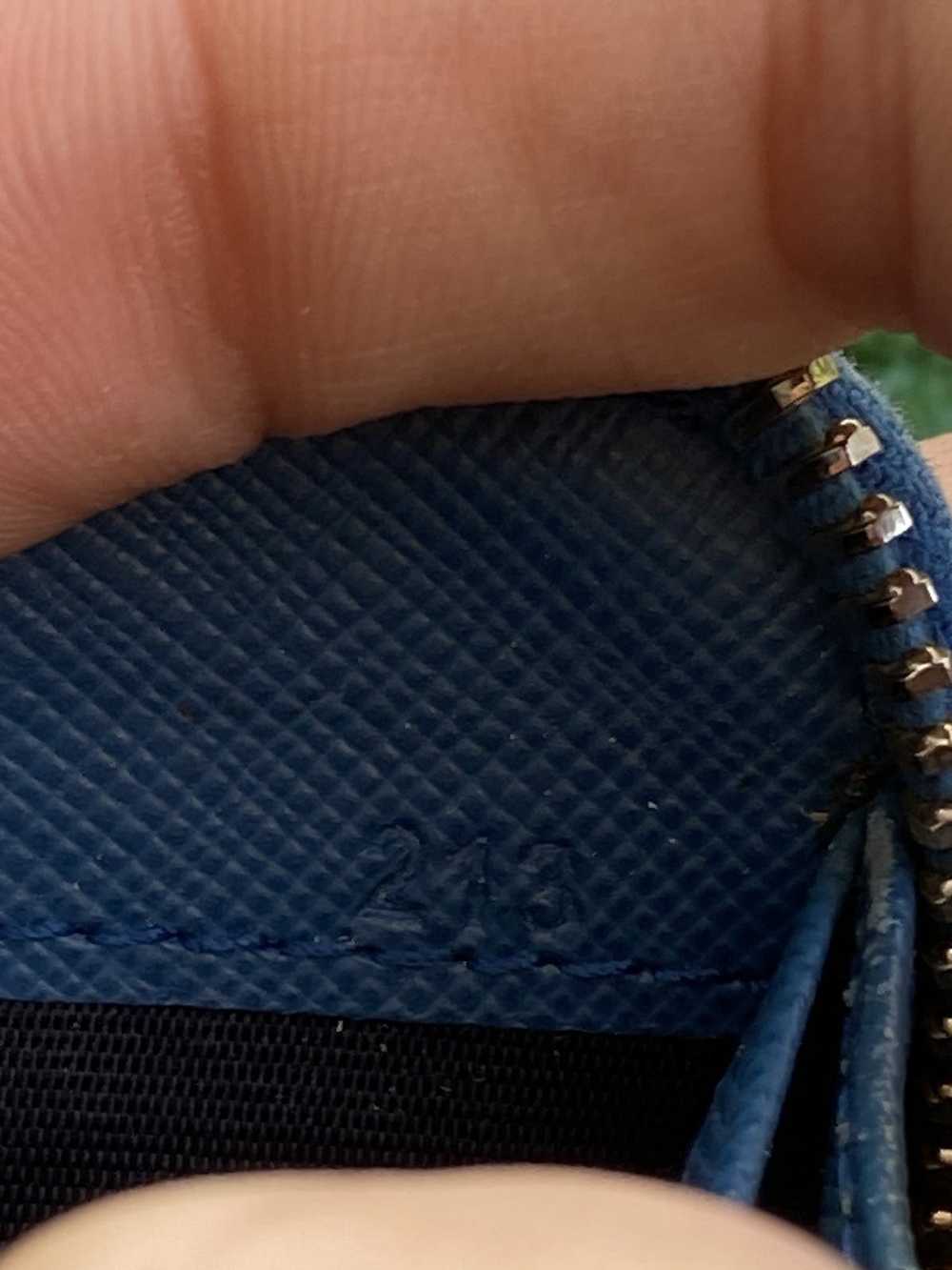 Prada 2015 Saffiano Metal Cobalto zippy wallet - image 7