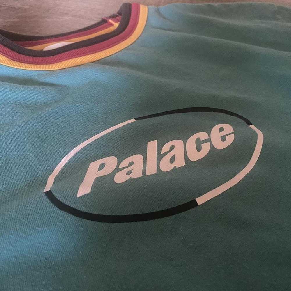 Palace Palace Tripper Rib Teal Tee - image 1