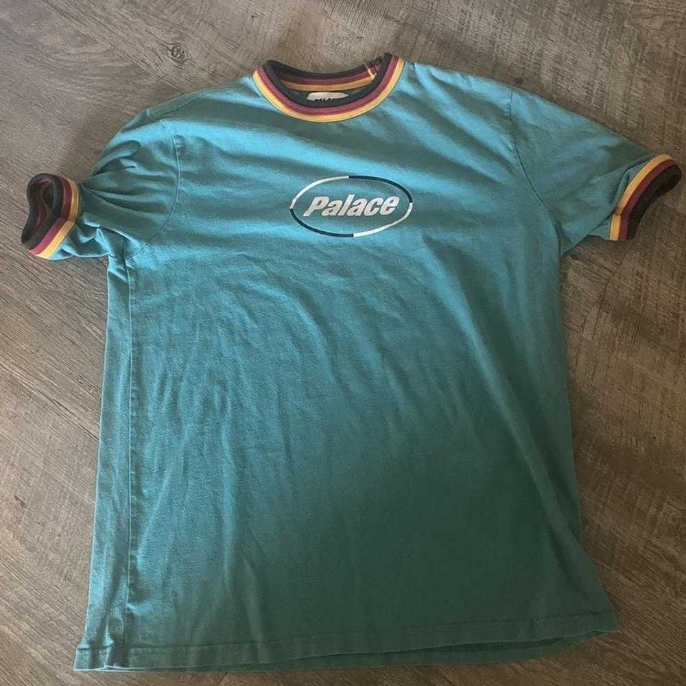 Palace Palace Tripper Rib Teal Tee - image 3