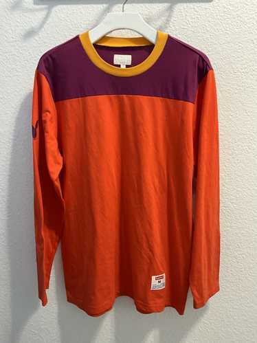 Supreme Playboy Long Sleeve Football Shirt Top Tan Size Medium