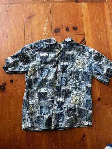 Vintage 50's Beachcomber Hawaiian Shirt Unisex Large – Black Shag Vintage