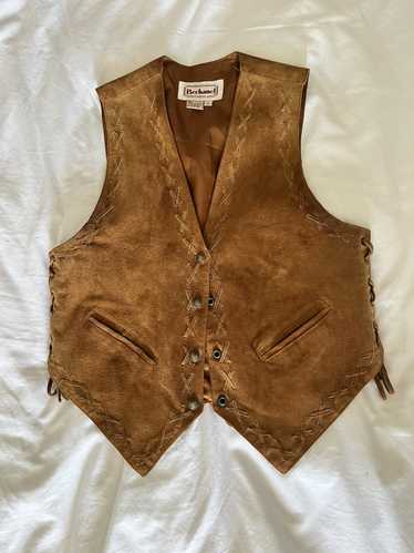 Vintage Bechamel Leather Vest