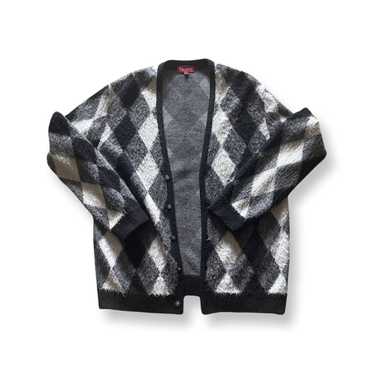 Supreme brushed argyle outlet cardigan