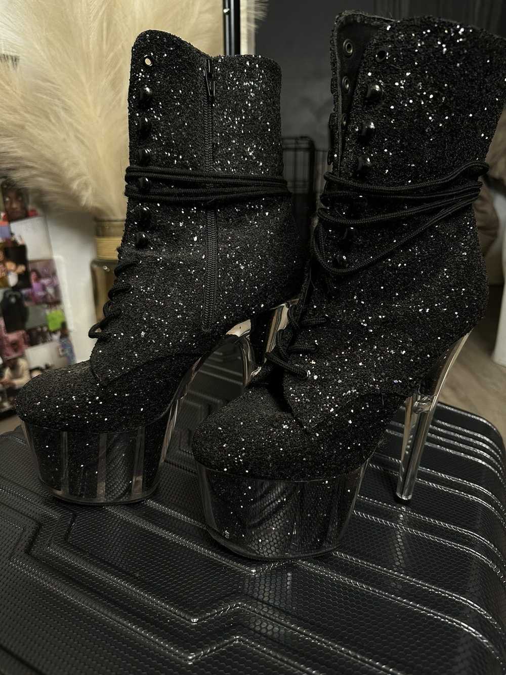 Other PLEASER LACE UP HEEL BOOTS - image 3