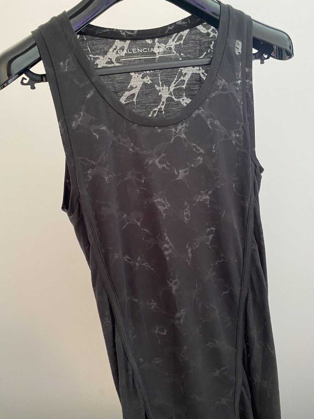 Balenciaga Balenciaga Semi Sheer Patterned Tank T… - image 3