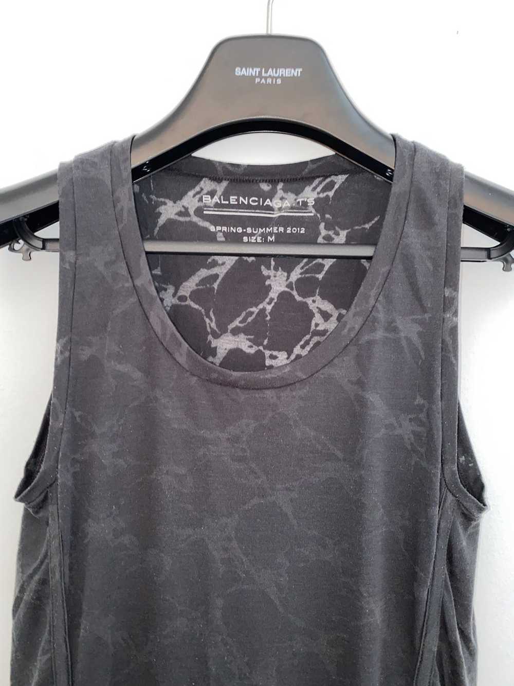 Balenciaga Balenciaga Semi Sheer Patterned Tank T… - image 5